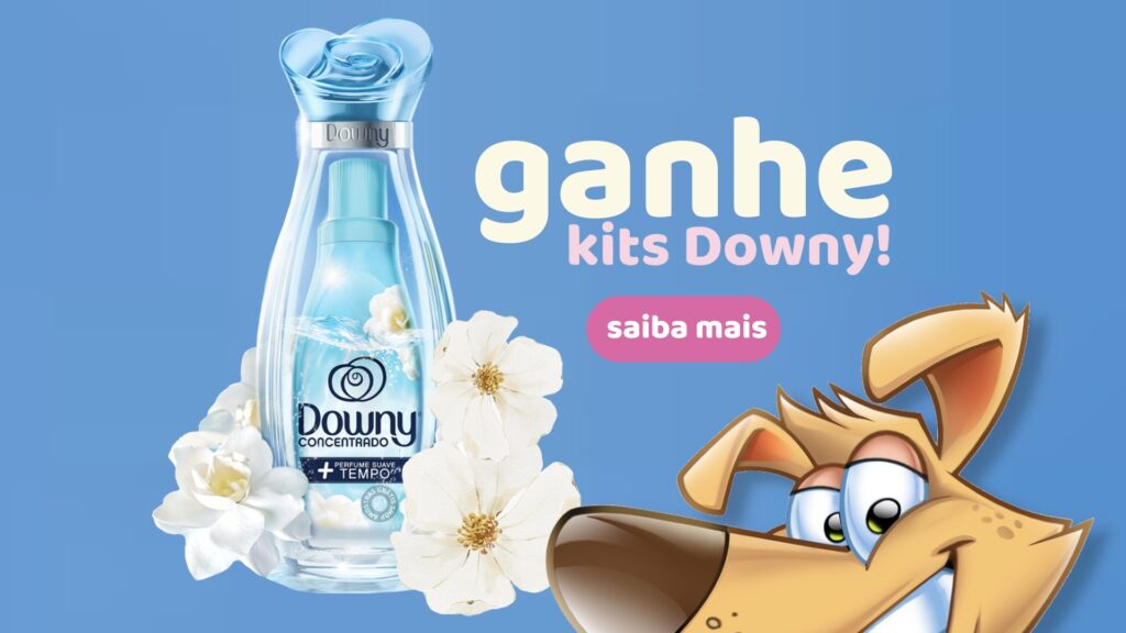 A Downy Brasil distribui kits grátis de produtos e pijama exclusivo