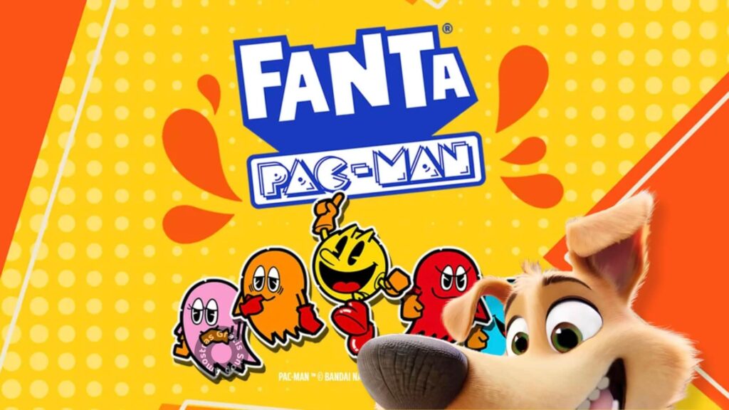 Fanta e Pac-Man em Nova campanha de distribuição de brindes