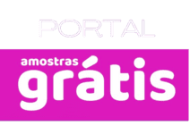 Logo do Rosa e Branco do Portal Amostras Grátis