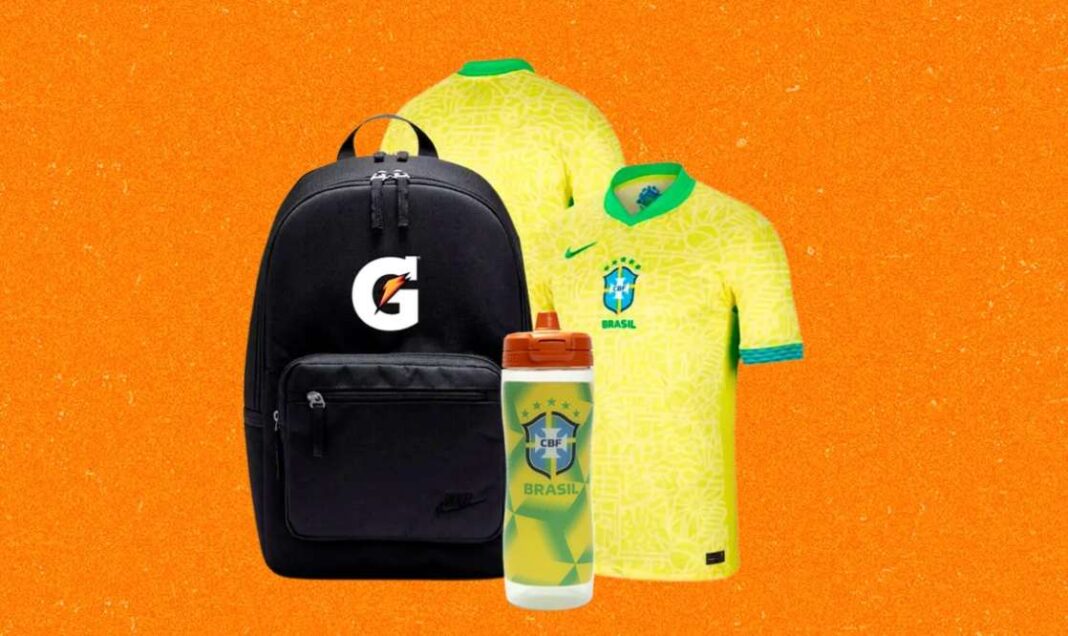 Gatorade está distribuindo kits de produtos gratuitos