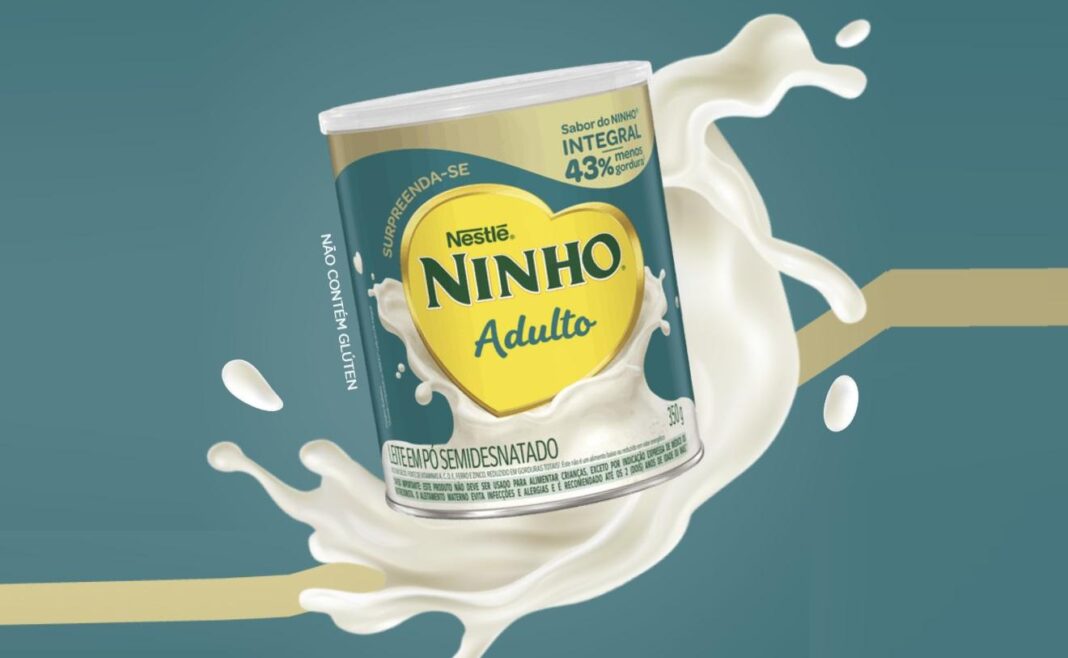 NINHO Adulto da Nestlé é o mais novo lançamento da marca