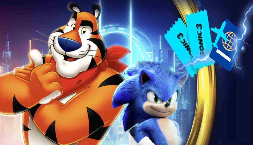 Sonic 3: O Filme e Sucrilhos lançam campanha exclusiva