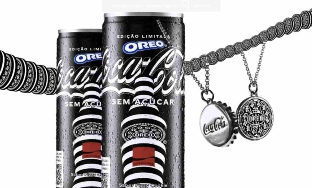 Coca-Cola e OREO distribuem colar exclusivo de brinde no Rappi Turbo