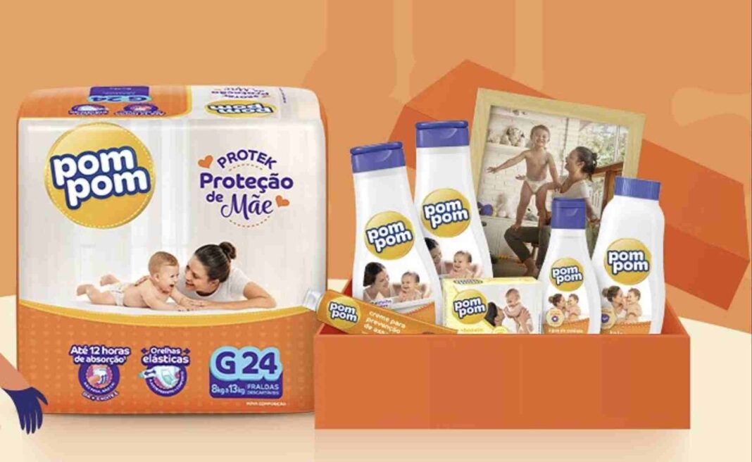 Pom Pom Fraldas Lança Nova Campanha e Distribui Kits de Produtos Gratuitos