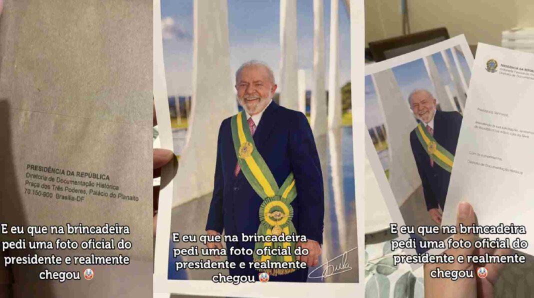 Saiba como solicitar uma foto do presidente Lula de graça