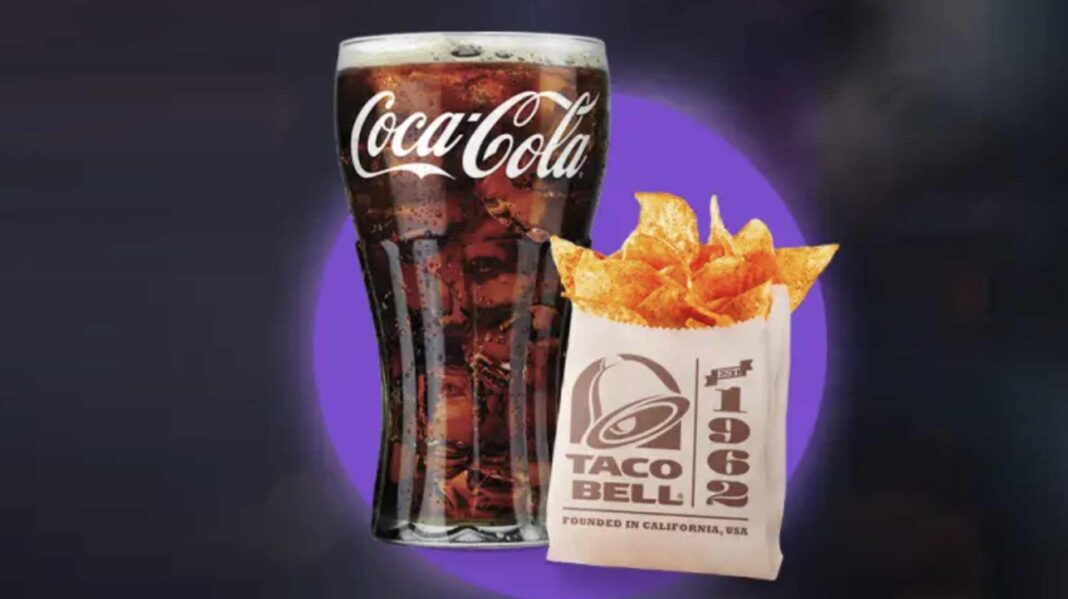 Compre um Combo na Taco Bell e Ganhe Refrigerante e Nachos