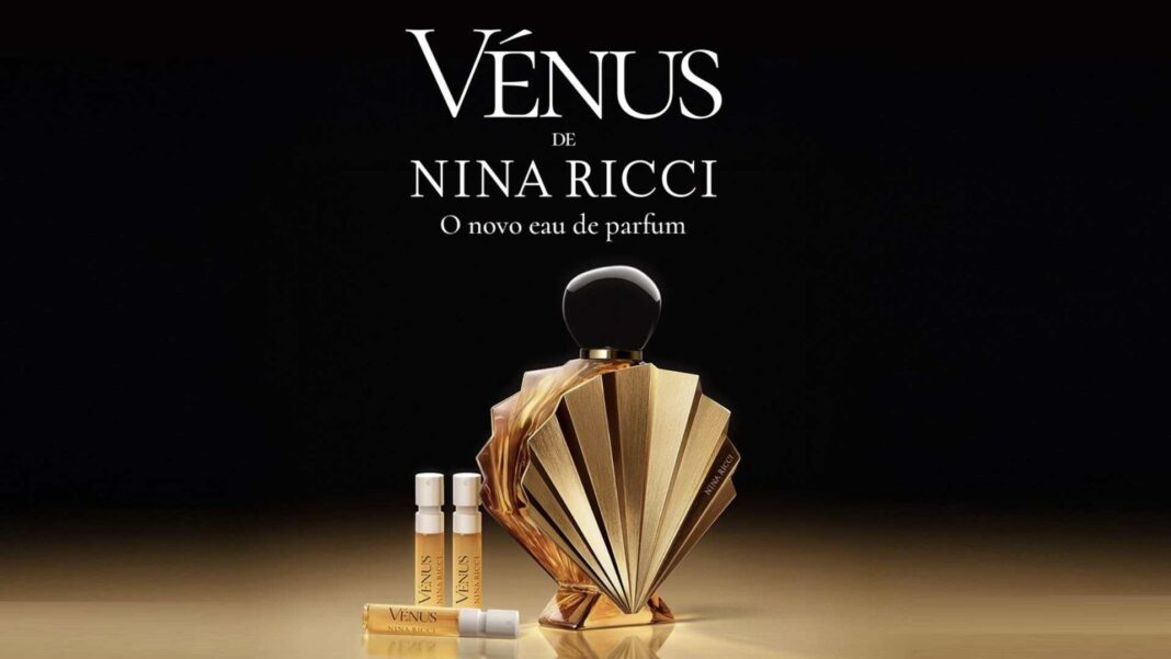 Receba em casa Amostras Grátis do Perfume Vénus de Nina Ricci