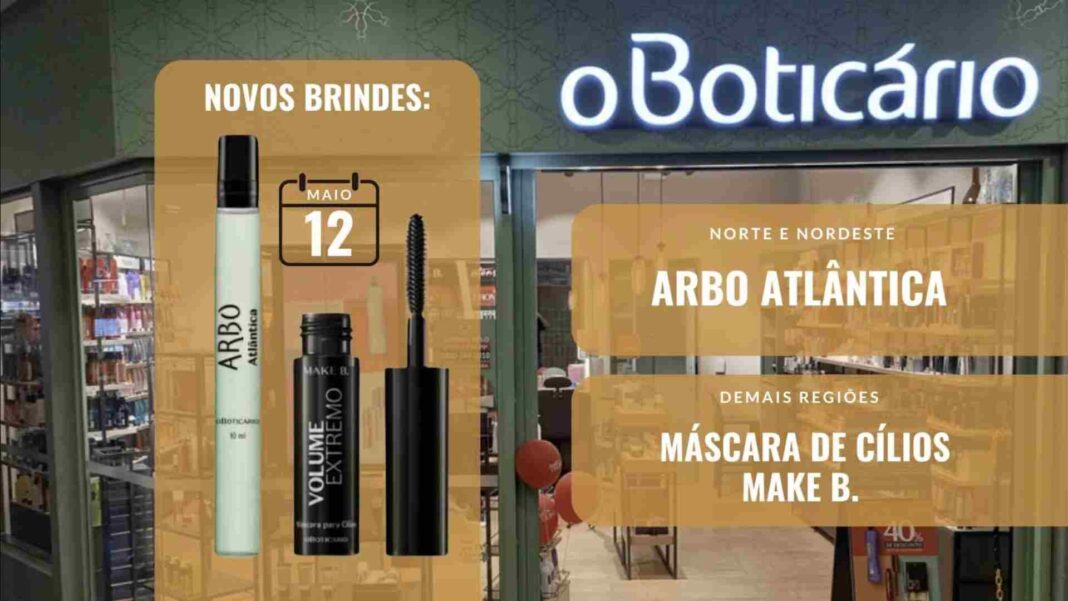 O Boticário lança campanha inédita com brindes diferentes por região