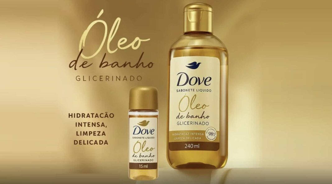 A Dove está dando amostras grátis do novo Óleo de Banho Glicerinado nas farmácias Raia e Drogasil. Promoção por tempo limitado, válida enquanto durarem os estoques!