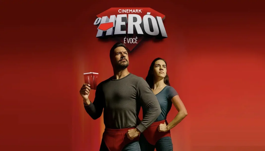 Este banner da Cinemark, 