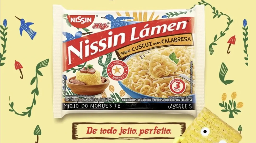 Nissin Lámen Sabor Cuscuz com Calabresa
