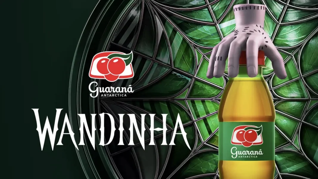 Banner de publicidade da Guaraná Antarctica com o título 