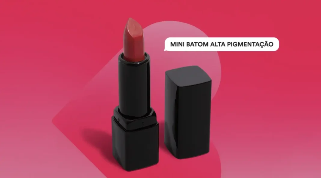 Mini batom de alta pigmentação