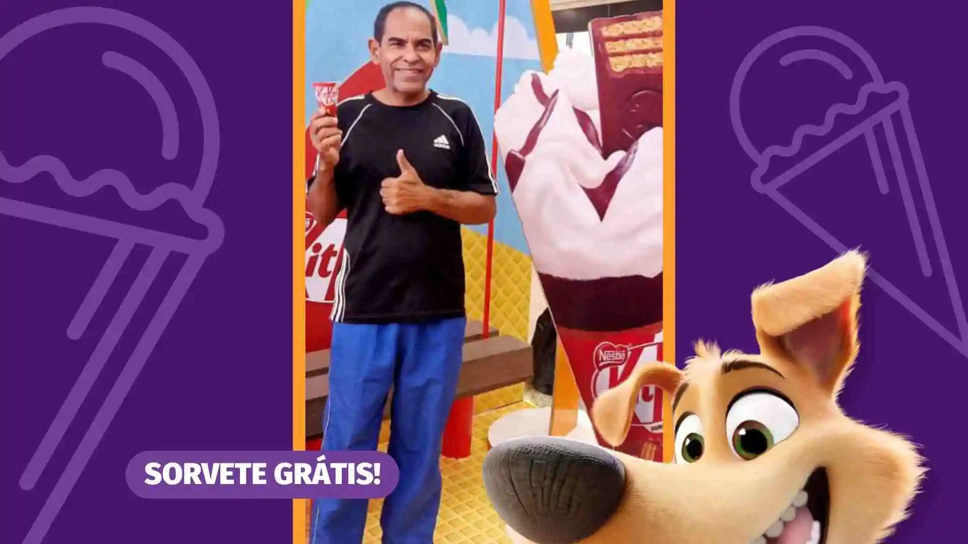 O Leitor João Resgatou um KitKat Grátis no Evento da Nestlé
