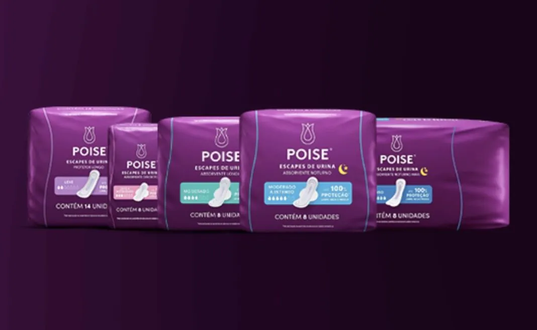 Experimente produtos Poise Brasil através da campanha de cashback